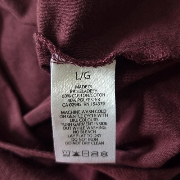 ⭐️Aeropostale Mens Red Short Sleeve Tee Size L - Picture 4 of 5